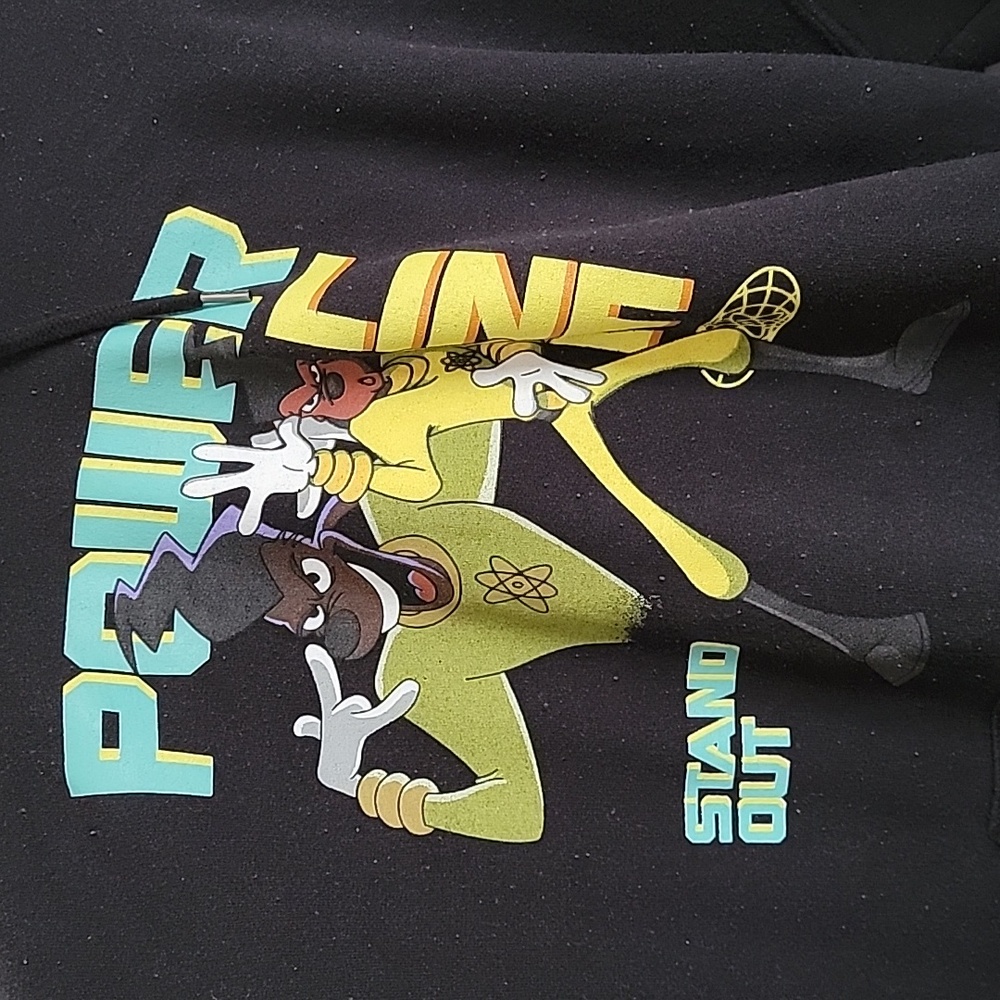 Vintage, Men's Hoodie, Size XL, Disney Powerline from The Goofy movie